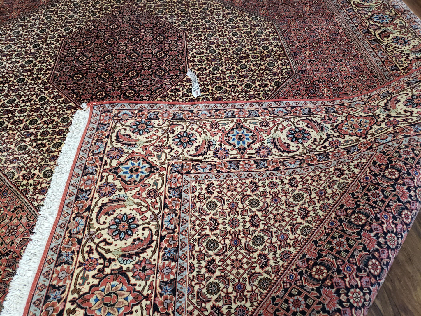 Persian Bijar Rug 8x11 - Herati Mahi Pattern