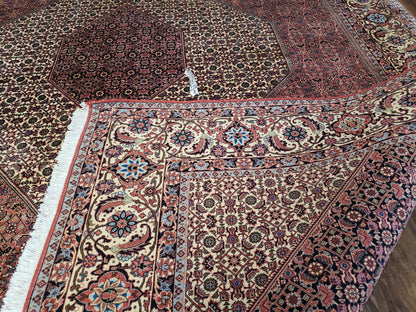 Persian Bijar Rug 8x11 - Herati Mahi Pattern