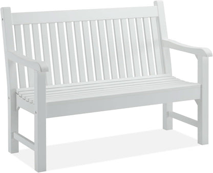 Two Person Weatherproof Poly Lumber Outdoor Bench Seating