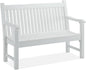 Two Person Weatherproof Poly Lumber Outdoor Bench Seating