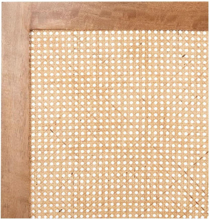 Natural Cane King Headboard with Sturdy Mango Wood