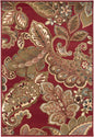 Beedeville Red Floral Rug