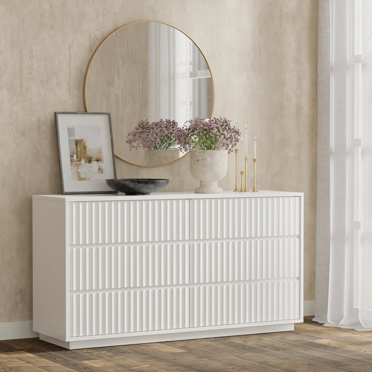 Blanca Dresser, White
