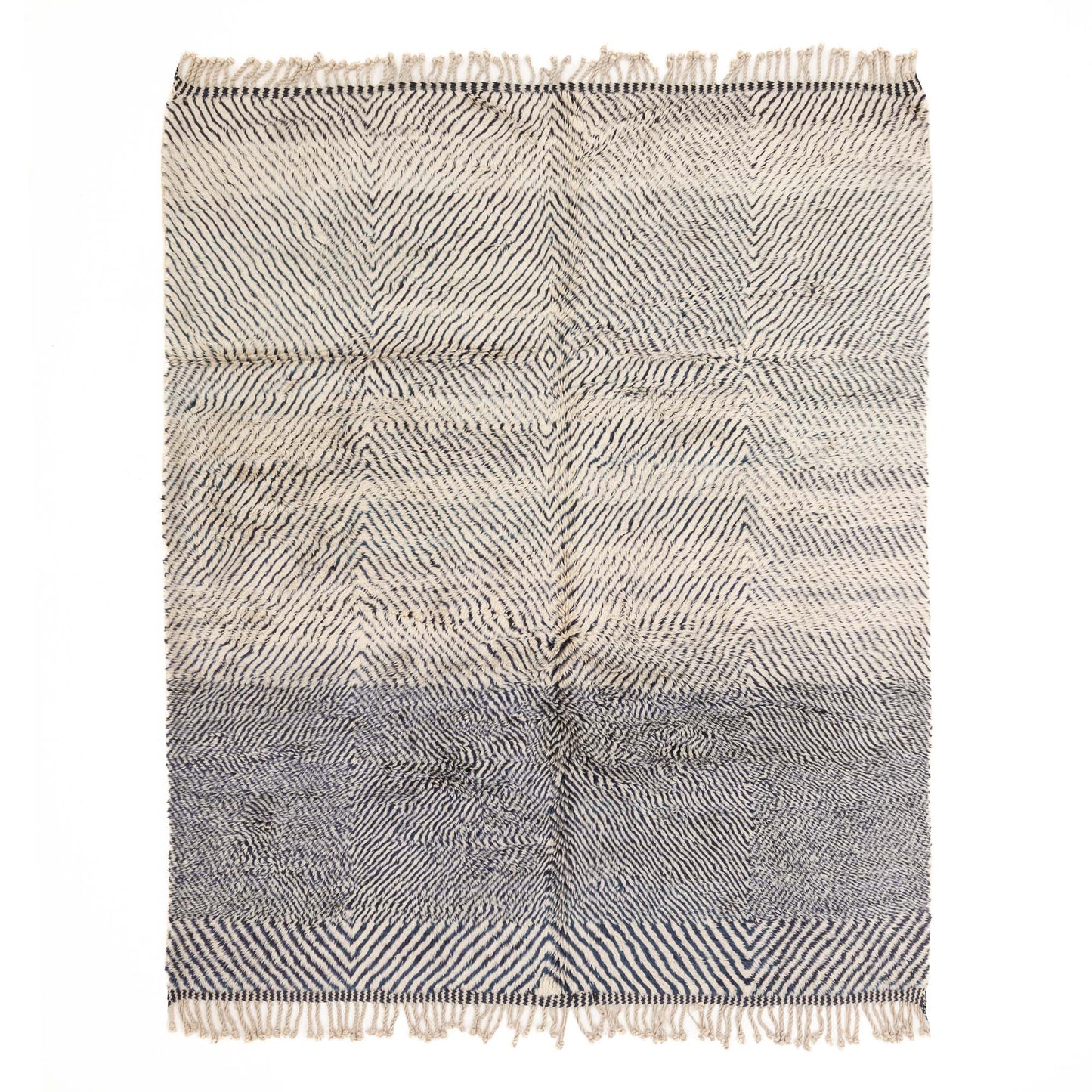 Blue Diamond - Luxury Shag Moroccan Rug
