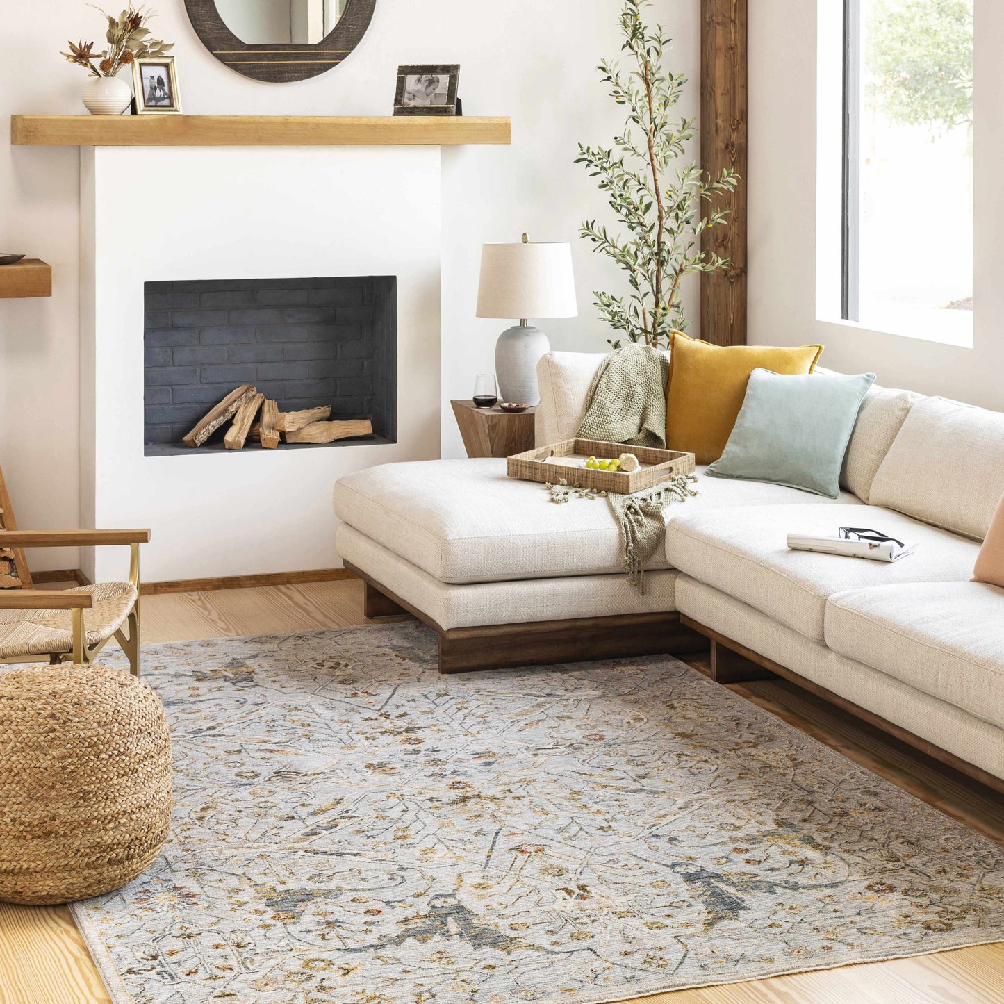 Bornova Luxe Oushak Rug