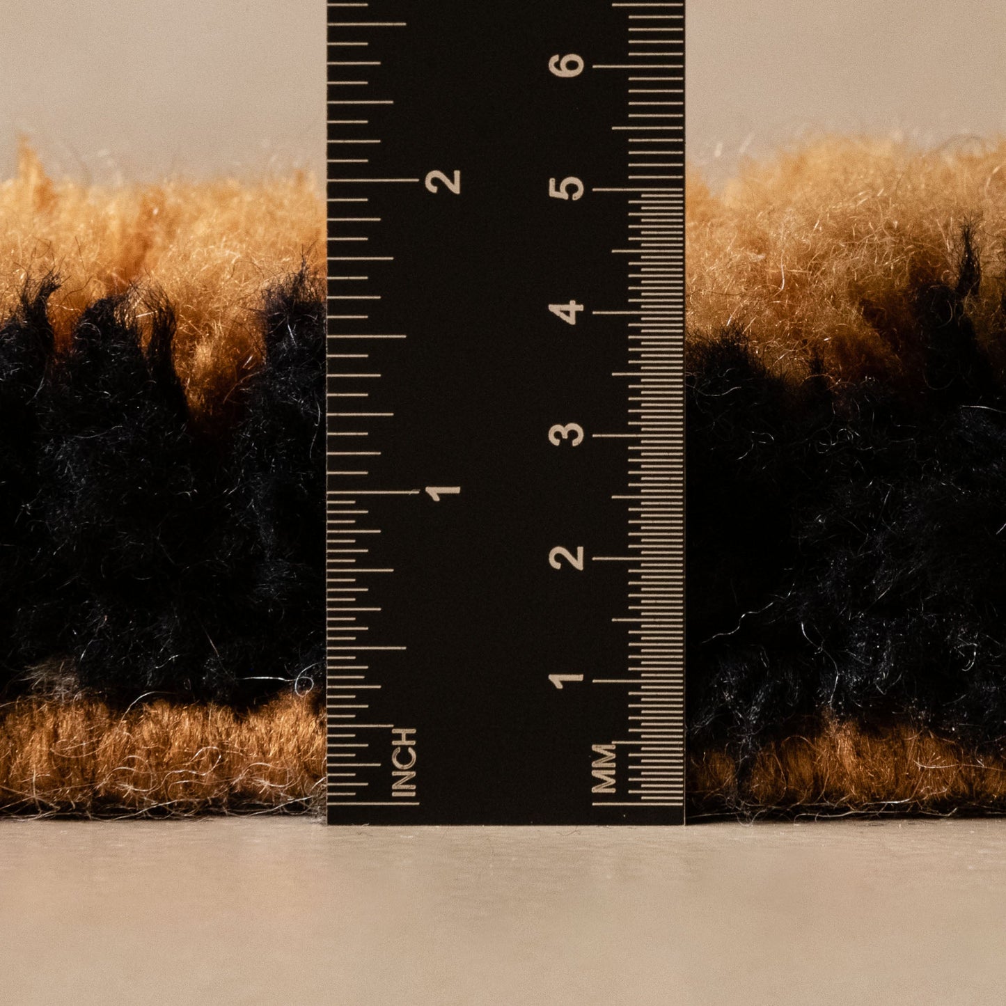 Bronze Grid - Luxury Shag Moroccan Runner Rug