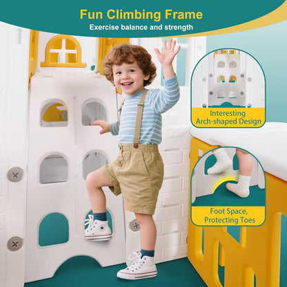Nine In One Toddler Sliding Playground OutdoorPlayset