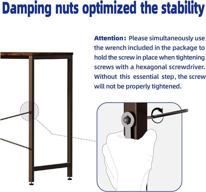 32 Inch Computer Desk For Small Spaces With Storage And Headphone Hook