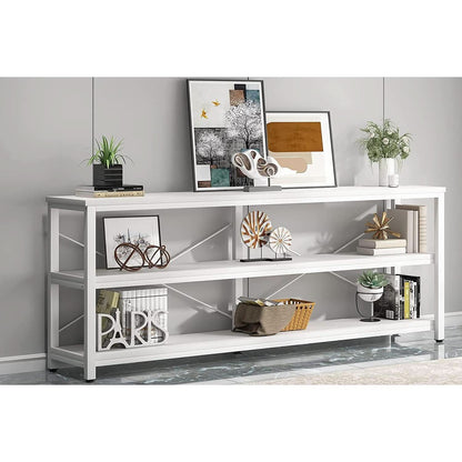70.8 Inch Long Industrial TV Console With 3 Shelves