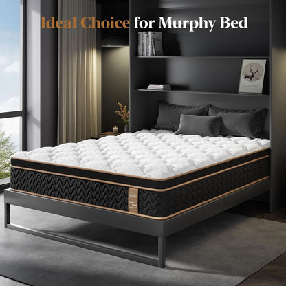 Queen Cooling Hybrid Mattress 14 Inch Certipur US Certified