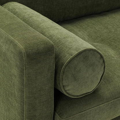 EightyTwoInches Pull Out Sofa Bed With Hidden Mattress