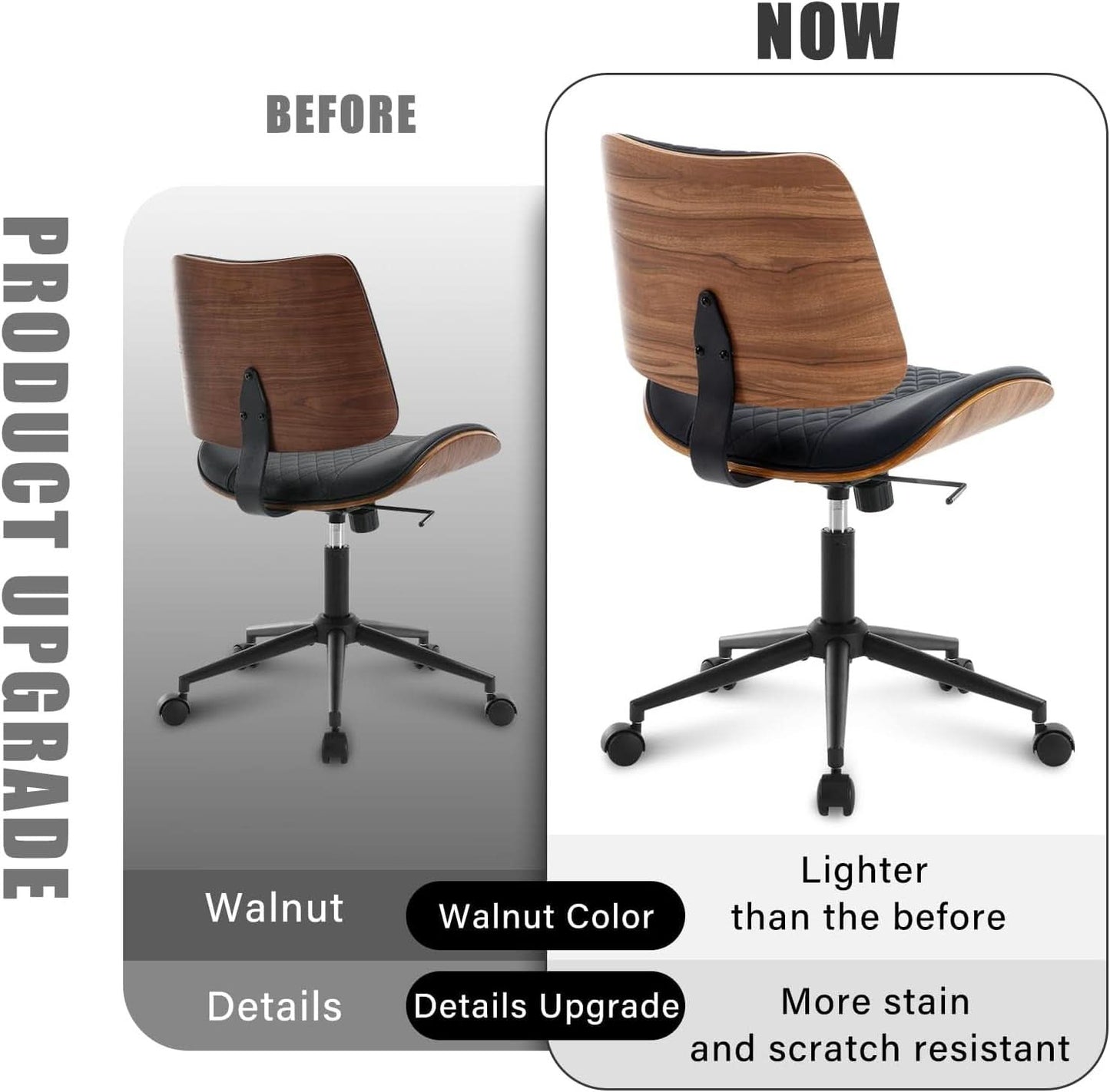Office Chair Black 360 Swivel Ergonomic Desk Chair