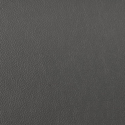 Top Grain Leather Two Piece Living Room Sofa Set Dark Gray