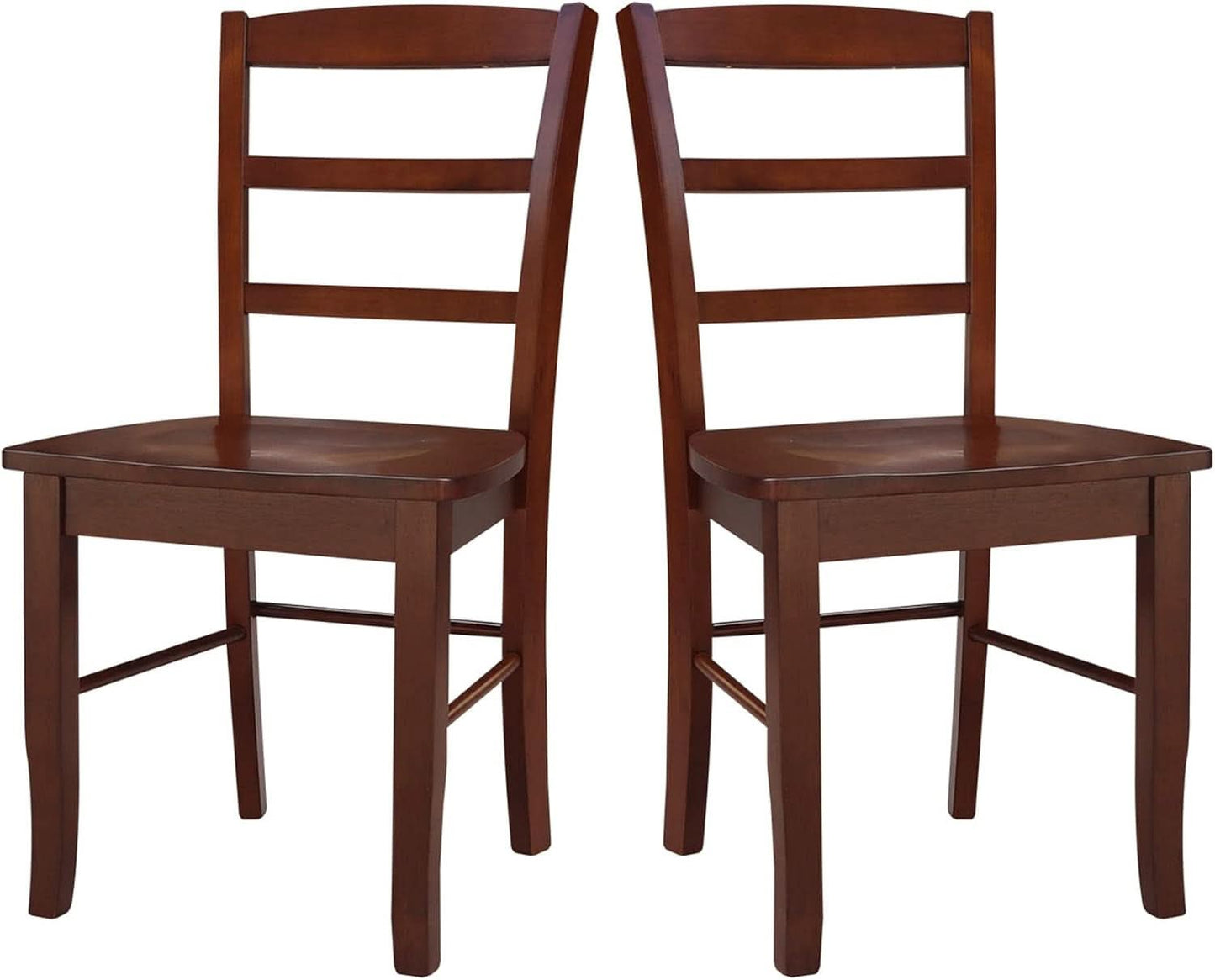 International Concepts Madrid Ladder Back Chair Espresso