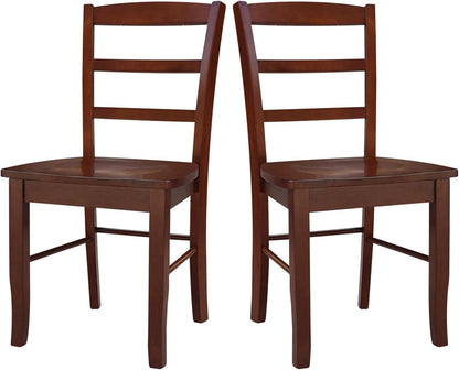 International Concepts Madrid Ladder Back Chair Espresso