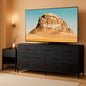 63 Inch TV Stand Dresser With 10 Fabric Drawers Black