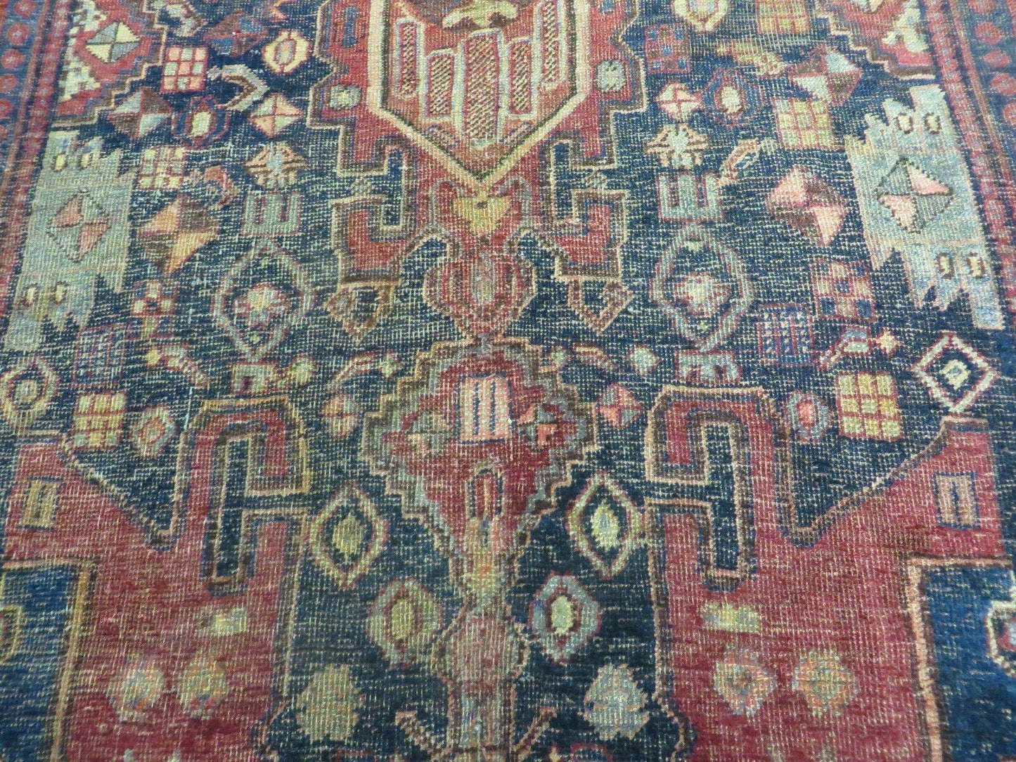4' X 10' Antique Handmade Turkish Floral Tribal Oriental Wool Rug #627