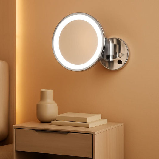 LED Wall-Mounted Vanity Mirror With 180 Degree Rotation