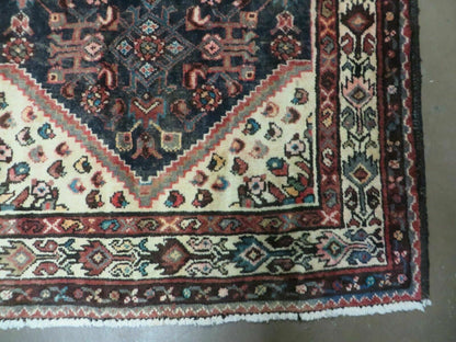 3' 6" X 10' 3" Antique Handmade Turkish Wool Runner Rug