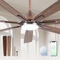 72 Inch Oil Rubbed Bronze Smart Outdoor Ceiling Fan