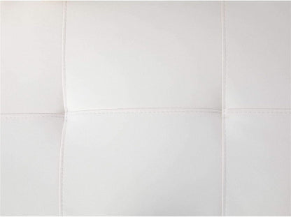 Sectional Sofa Faux Leather White L Shaped Couch Set