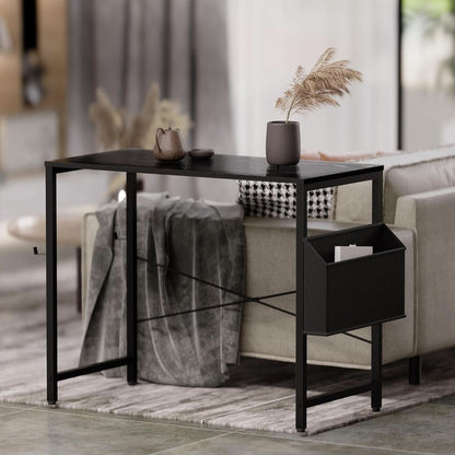 32 Inch Computer Desk With Storage Bag And Headphone Hook