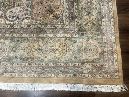 Pak Persian Rug 9x12, Diamond Panel Design, Fine 225 KPSI, Wool