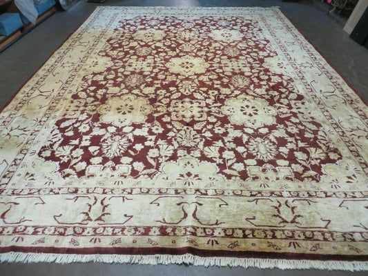 10' X 15' Hand Made Pakistan Wool on Cotton Rug Peshawar # 200A