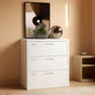 Lockable 3 Drawer Metal File Cabinet For Home Office