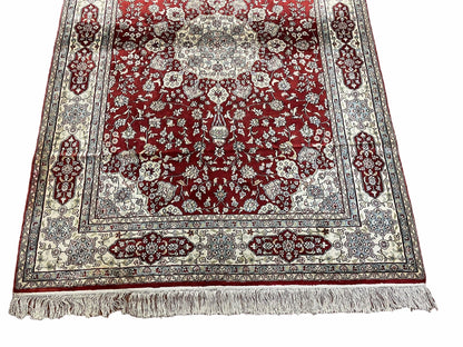 4' X 6' Vintage Fine Handmade Chinese Oriental Silk Rug 400 KPSI Wow