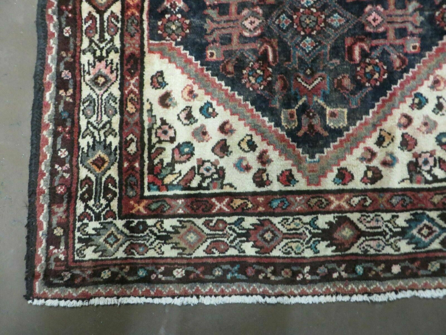 3' 6" X 10' 3" Antique Handmade Turkish Wool Runner Rug