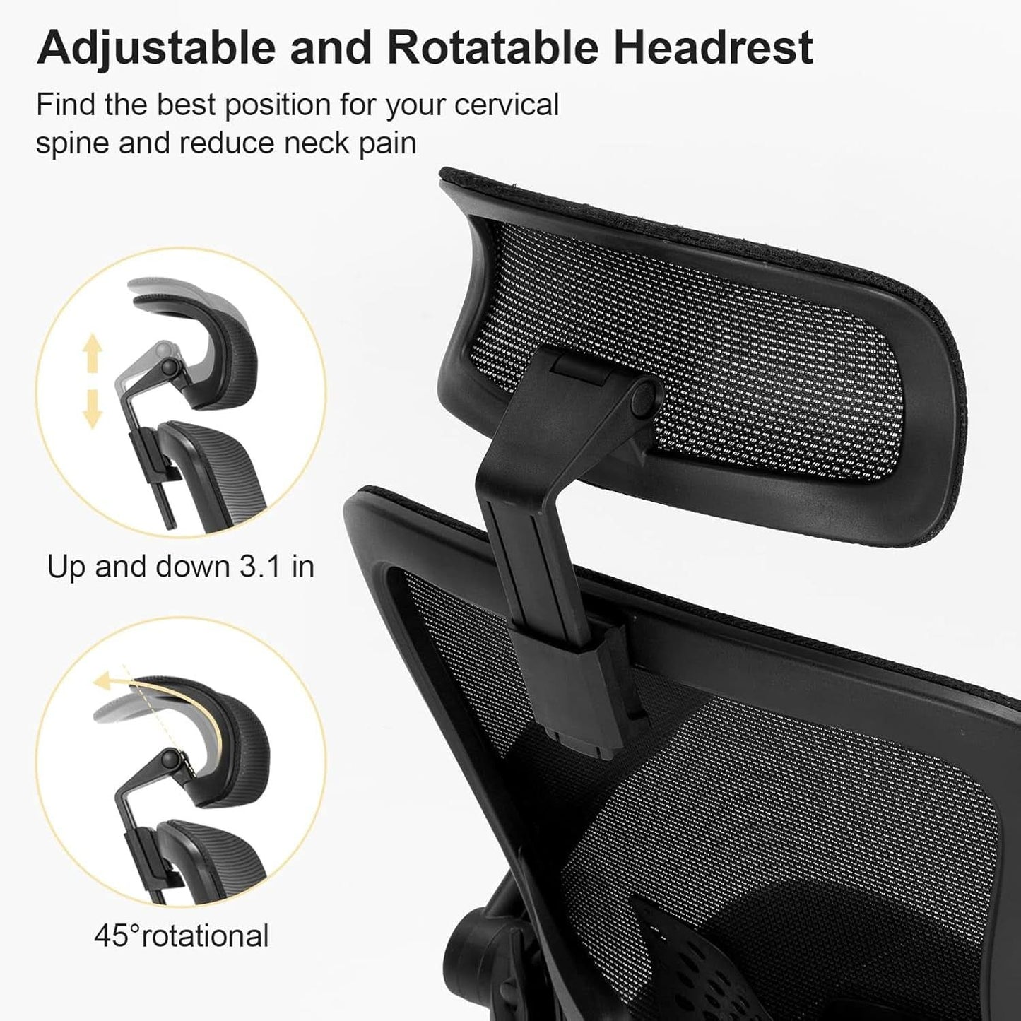 Big And Tall Ergonomic Office Chair 400Lbs Heavy Duty