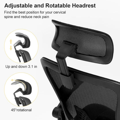 Big And Tall Ergonomic Office Chair 400Lbs Heavy Duty