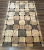 Tibetan Wool Rug 5x8, Contemporary Modern Carpet, Abstract Design, Soft Thick Pile, Pair B