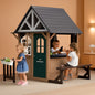 Premium Large Fir Wood Outdoor Playhouse DutchDoor