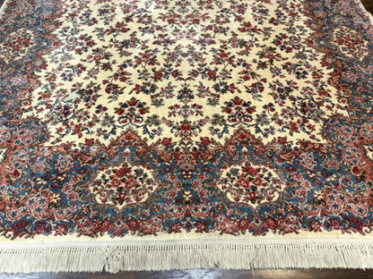 Karastan Rug 8.8 x 12 Ivory Kirman #788, Original 700 Series, Wool Karastan Carpet, Karastan Area Rug, Vintage Karastan, Living Room Rug