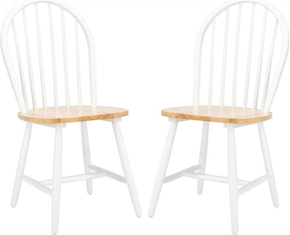 Farmhouse 18 Inch Black Spindle Back Dining Chairs Set Of 2