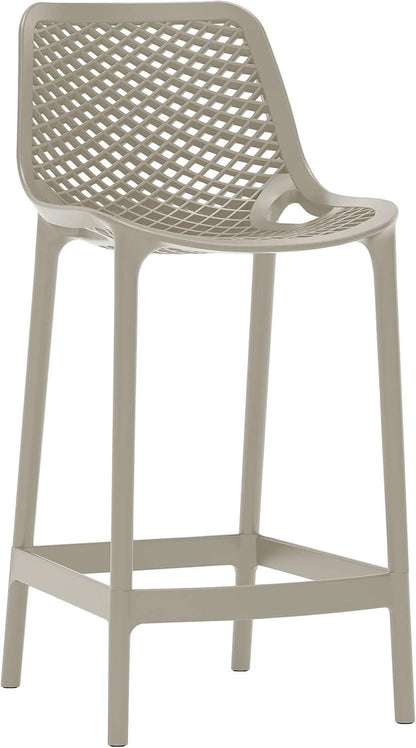 Contemporary Weather Resistant Outdoor Patio Stool Set