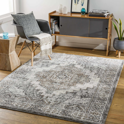 Manaring Charcoal Luxe Thick Area Rug