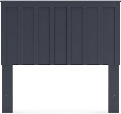 Stylish Navy Blue Full Panel Headboard for Bedrooms