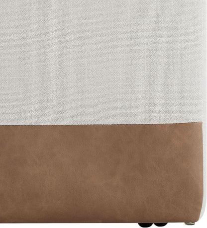 Rolling Dining Chair Set Of 2 With Casters Cognac Linen