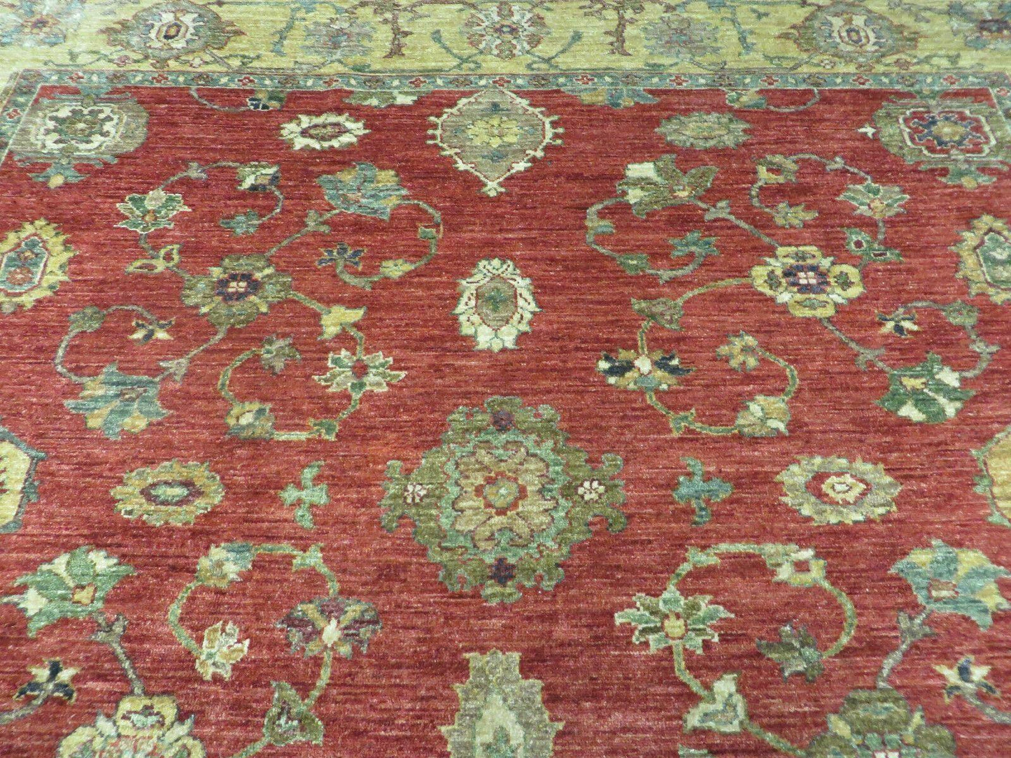 6.5' X 7' Vintage Handmade Egypt Agra Wool Rug Carpet Square Beauty