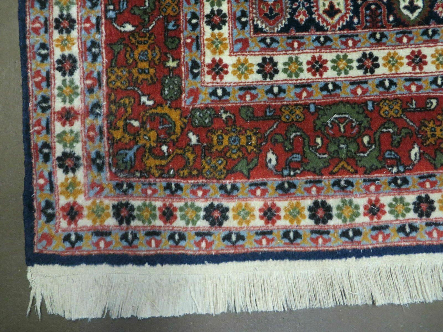 6' X 9' Vintage Fine Handmade India Paisley Rug Hand Knotted Carpet Organic Dye