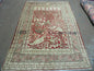 4' X 6' Antique Handmade Turkish Tree Of Life Oriental Wool Rug Birds Red
