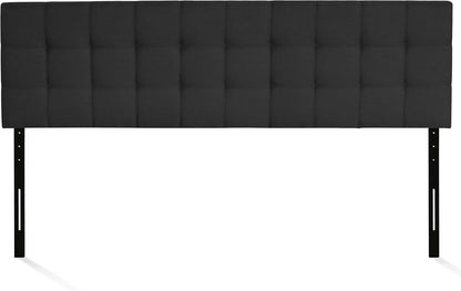 Stylish Black King Headboard for Cozy Bedroom Space
