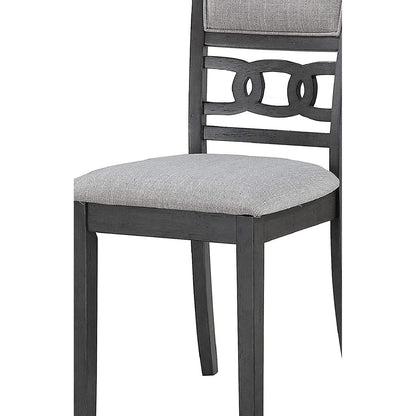 Gray Round Dining Table And Chairs 5 Piece Dining Room Set
