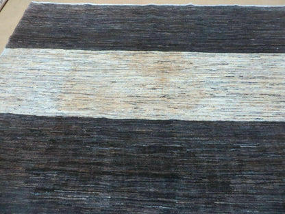 6' 6" X 8' Modern Tibetan Nepal Art Deco Chinese Hand Knotted Wool Rug Nice