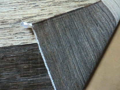 6' 6" X 8' Modern Tibetan Nepal Art Deco Chinese Hand Knotted Wool Rug Nice