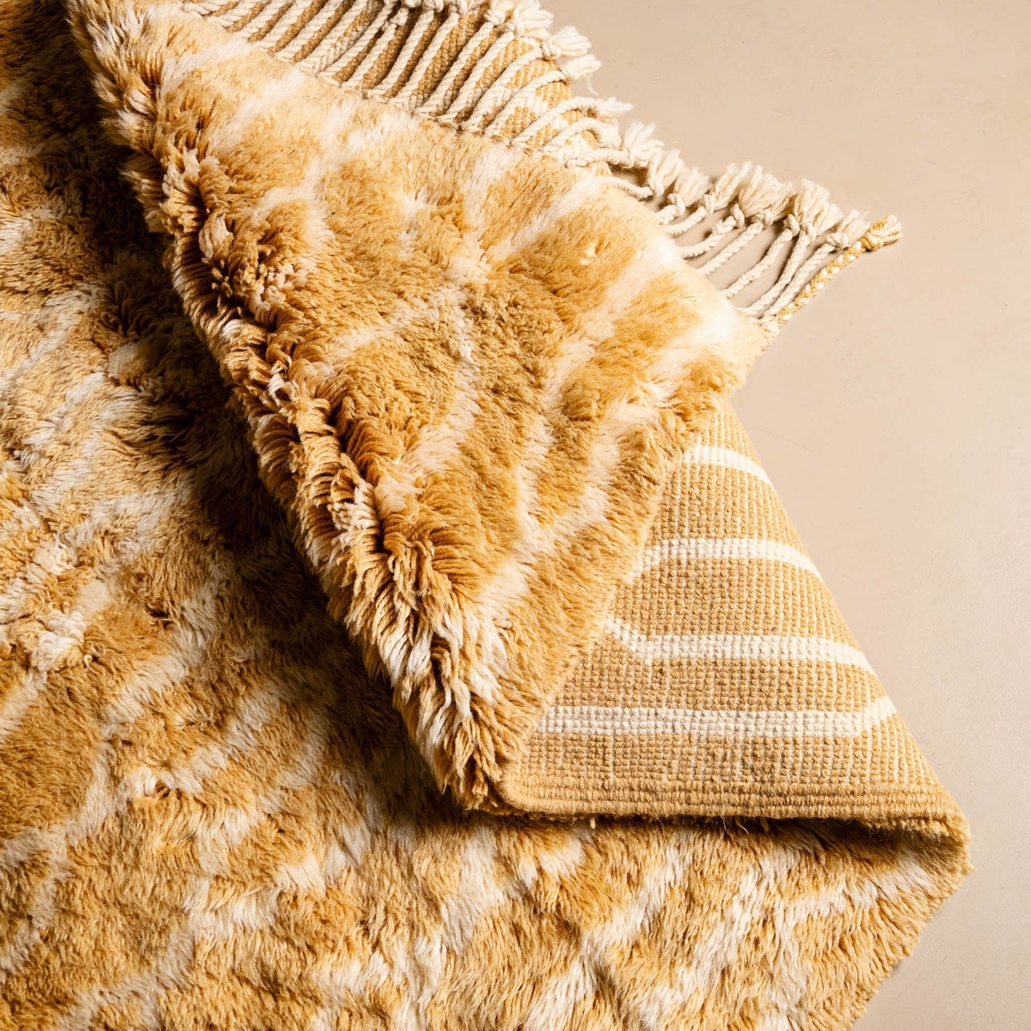 Citrine Dream - Luxury Shag Moroccan Rug