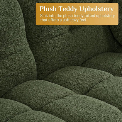 Comfy Oversized Boucle Cloud Sofa With Elegant Design
